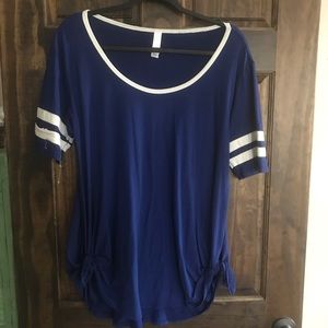 LulaRoe XS baseball tee